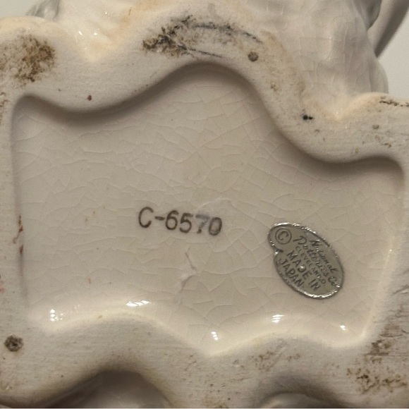 Vintage NAPCO Ceramic Dog Planter Shi Tzu | Mid Century Japan - Picture 6 of 6